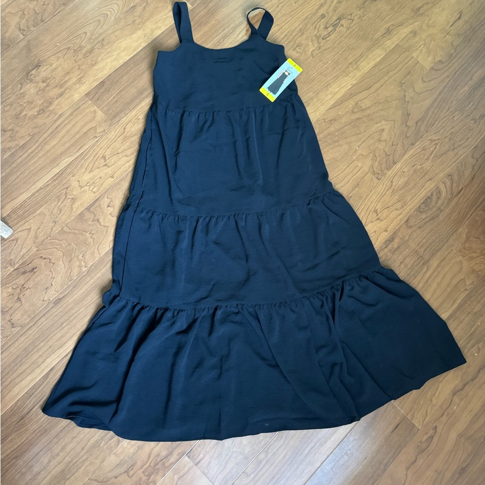 NWT Felina Elegant Black Maxi Dress - Picture 4 of 9
